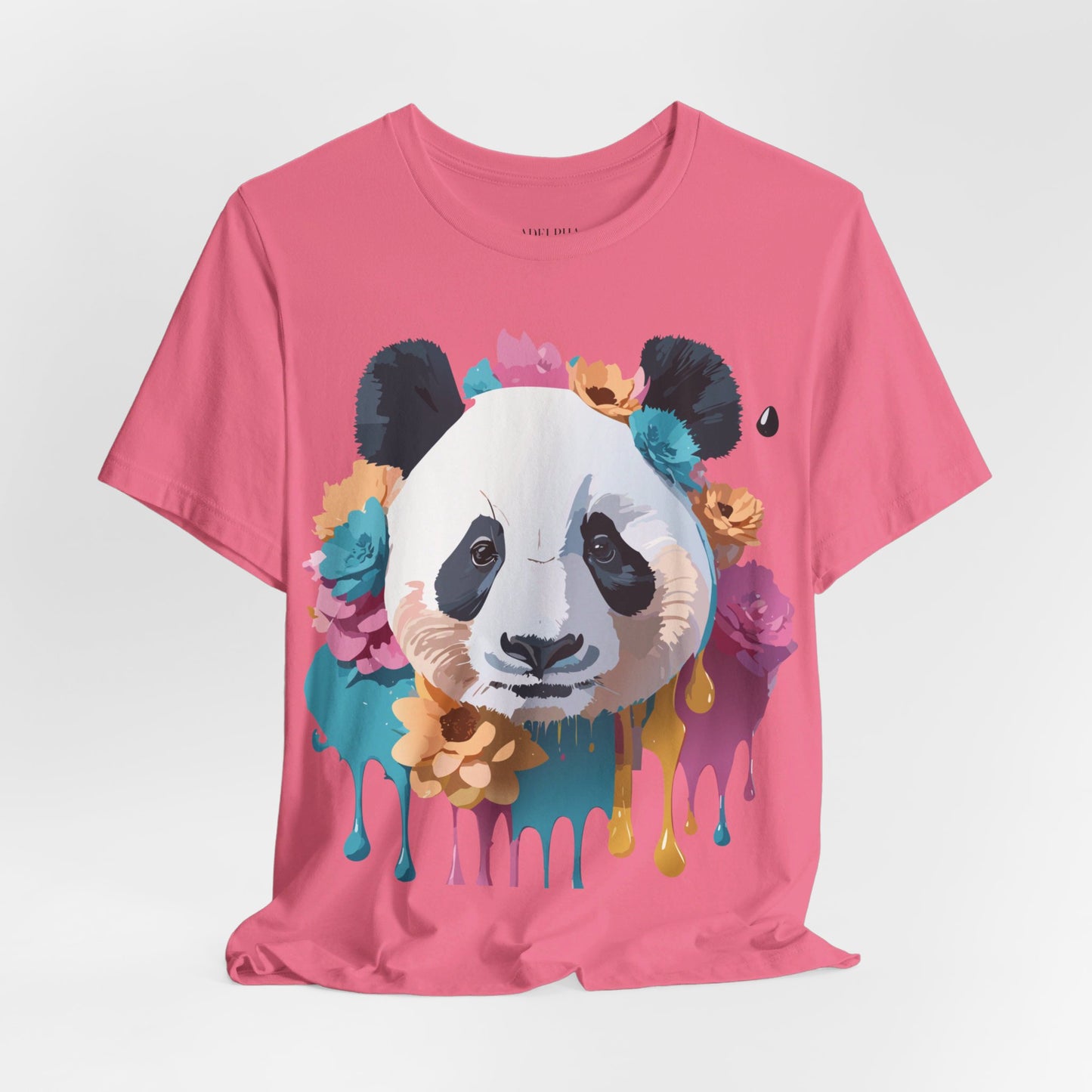 T-Shirt aus natürlicher Baumwolle mit Panda