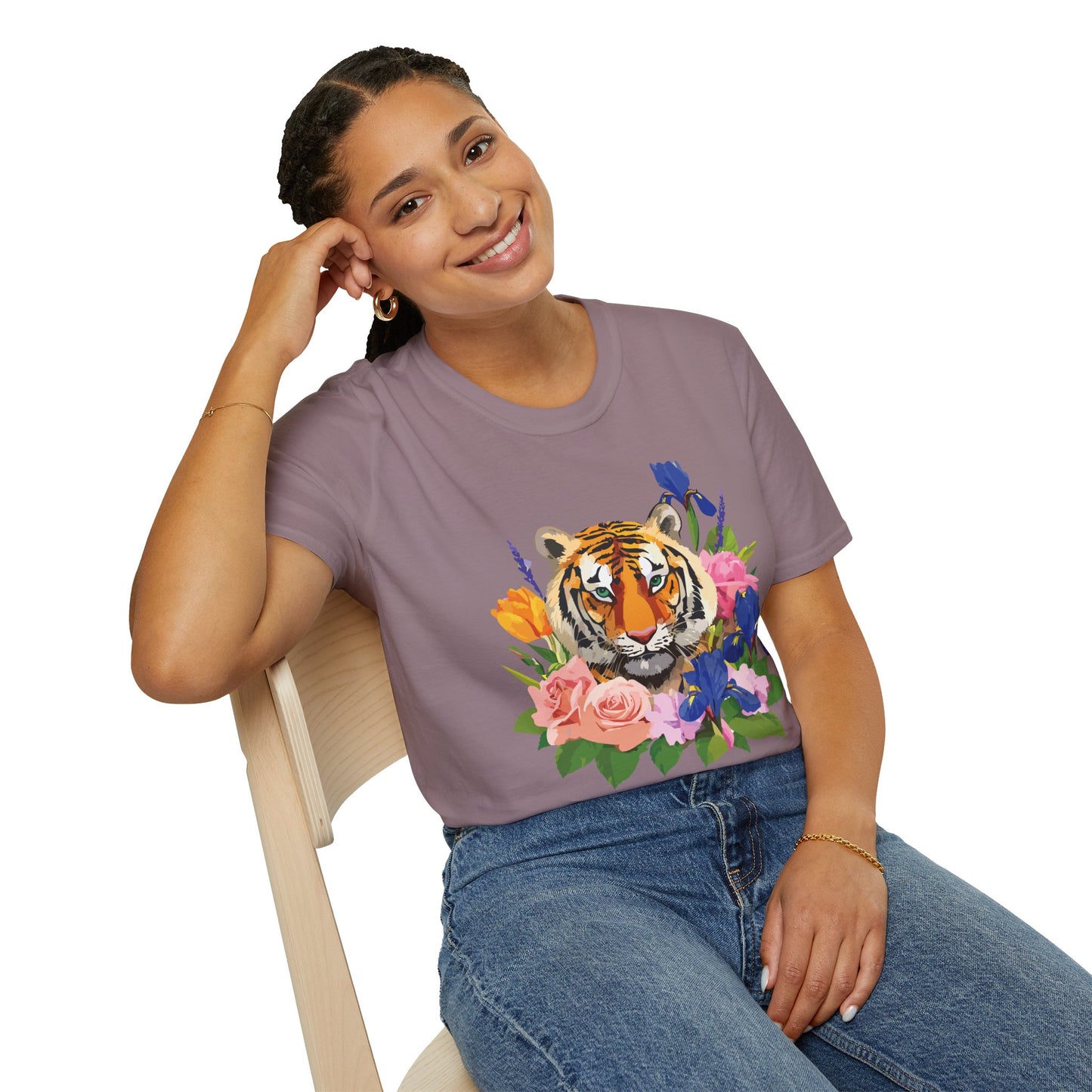 Tiger Shirt, Shirt with Tiger, Animal Tee, Shirt with Animals