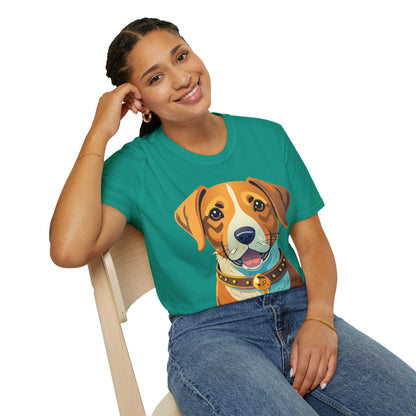 Dog Shirt Unisex Animal Tee Gildan Softstyle 64000 Cotton Tee