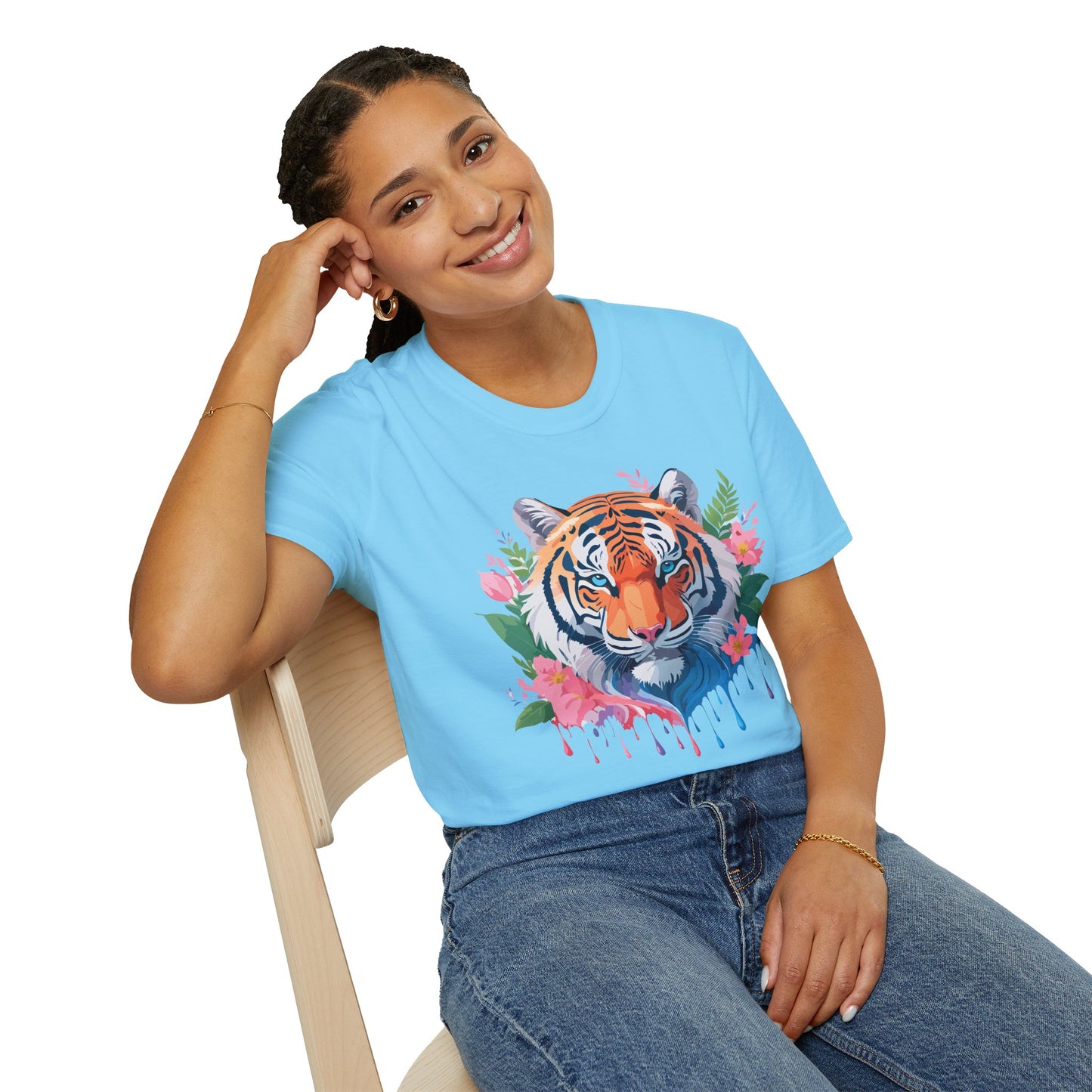 Tiger Shirt, Shirt with Tiger, Animal Tee, Shirt with Animals