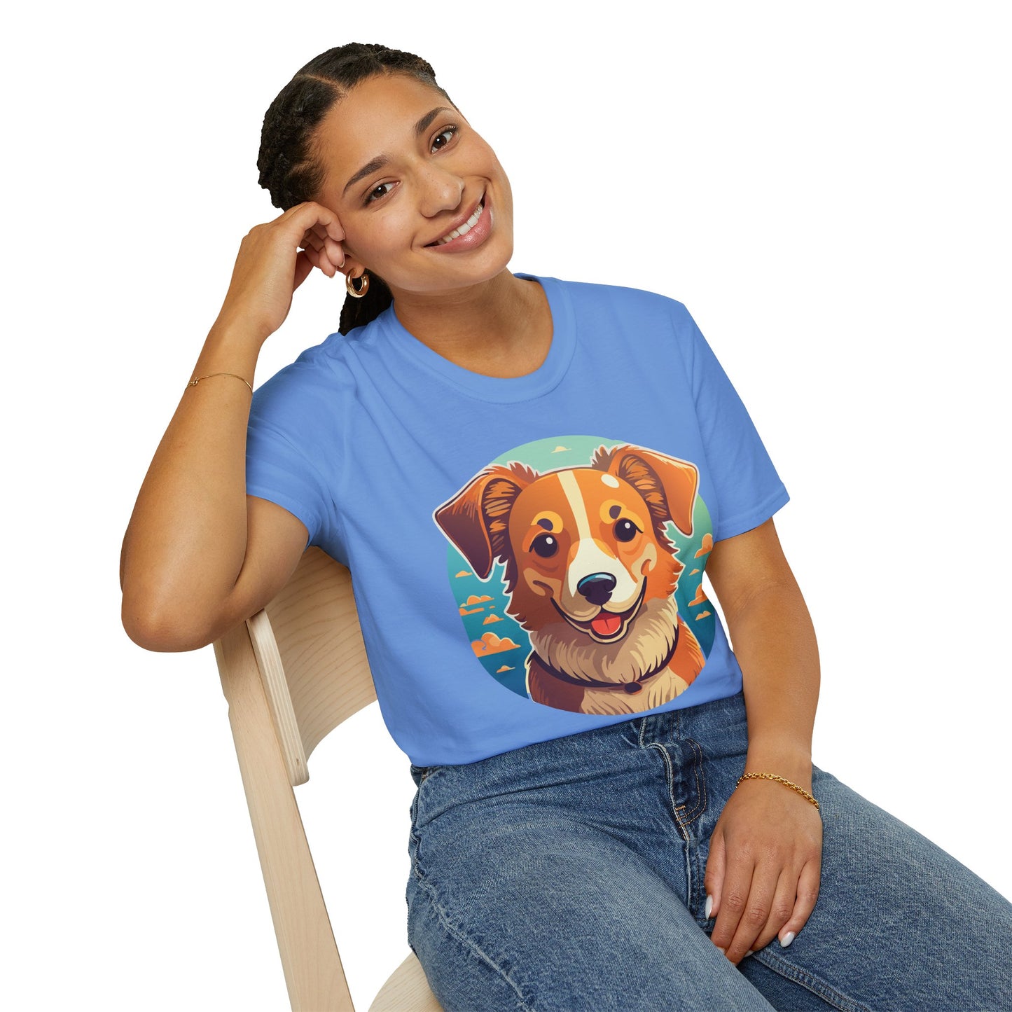 Dog Shirt, Shirt with Dog, Animal Tee, Shirt with Animals