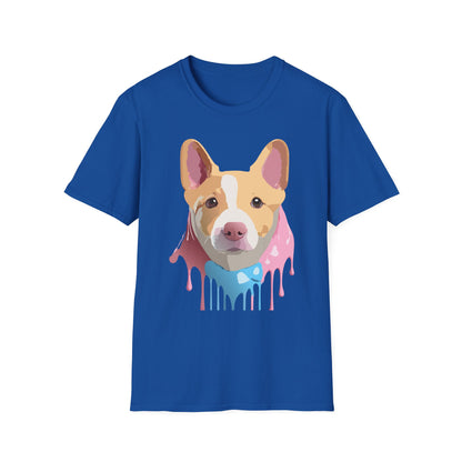 Dog Shirt Unisex Animal Print Tee Cotton T Shirt For Pet Lovers