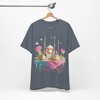 Natural Cotton Tee Shirt - Istanbul, Turkey Printify