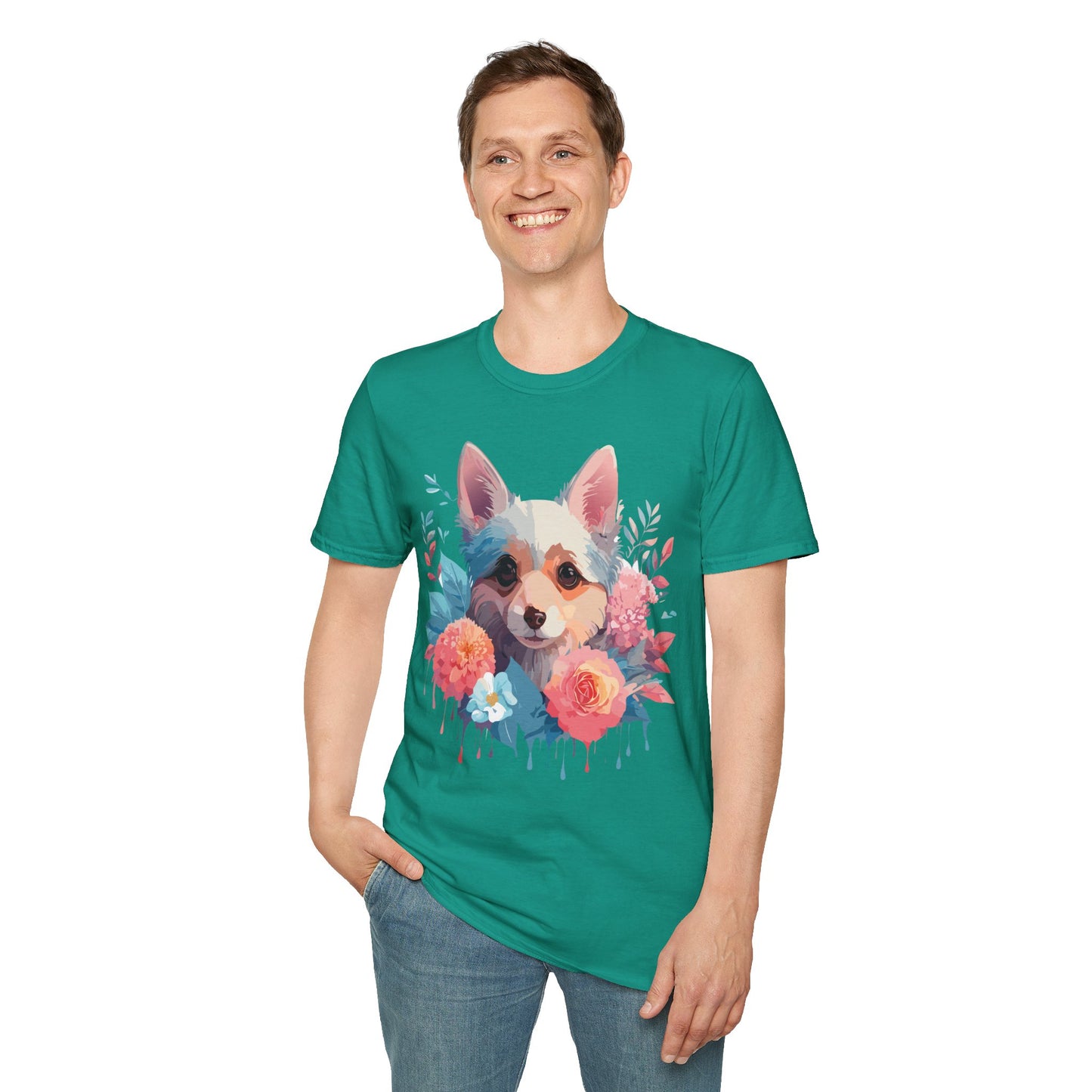 Dog Shirt, Shirt with Dog, Animal Tee, Shirt with Animals