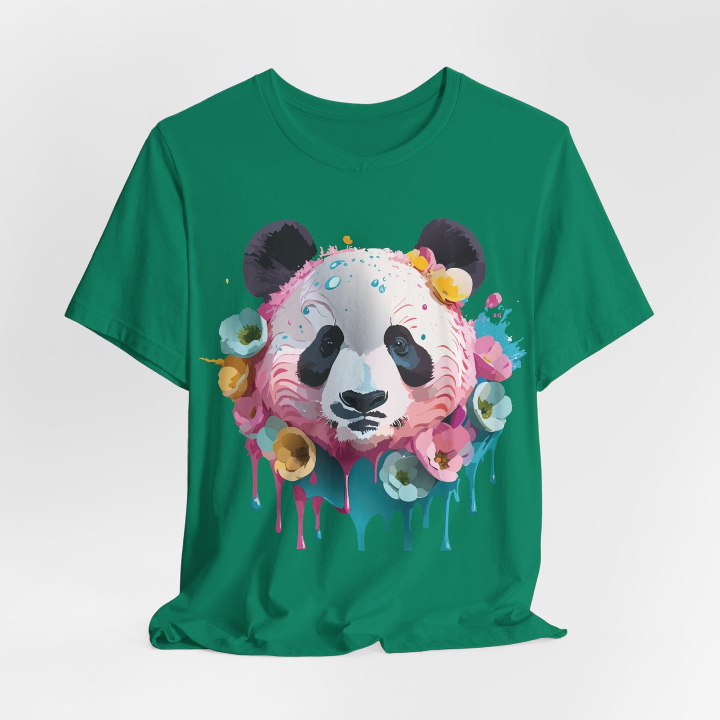 T-shirt en coton naturel avec panda