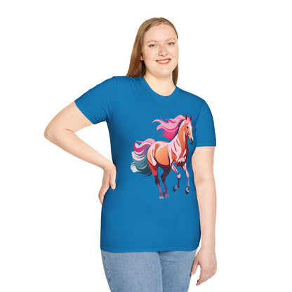 Horse Shirt Gildan Softstyle Tee Unisex 100 Percent Ring Spun Cotton