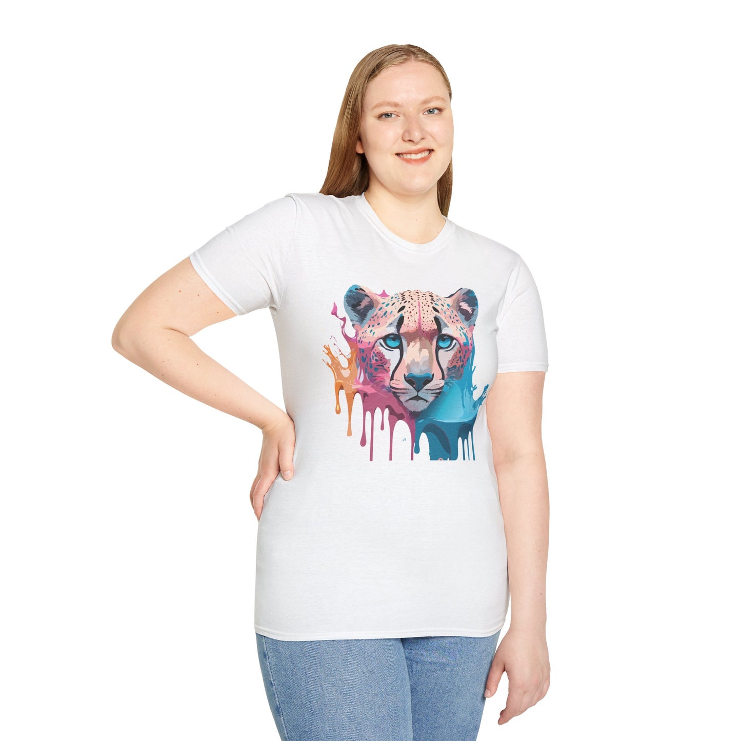 Cheetah Shirt, Shirt with Cheetah, Cheetah Tee, Shirt with Animals