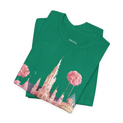 Natural Cotton Tee Shirt - Beautiful Places Collection - Vienna Printify