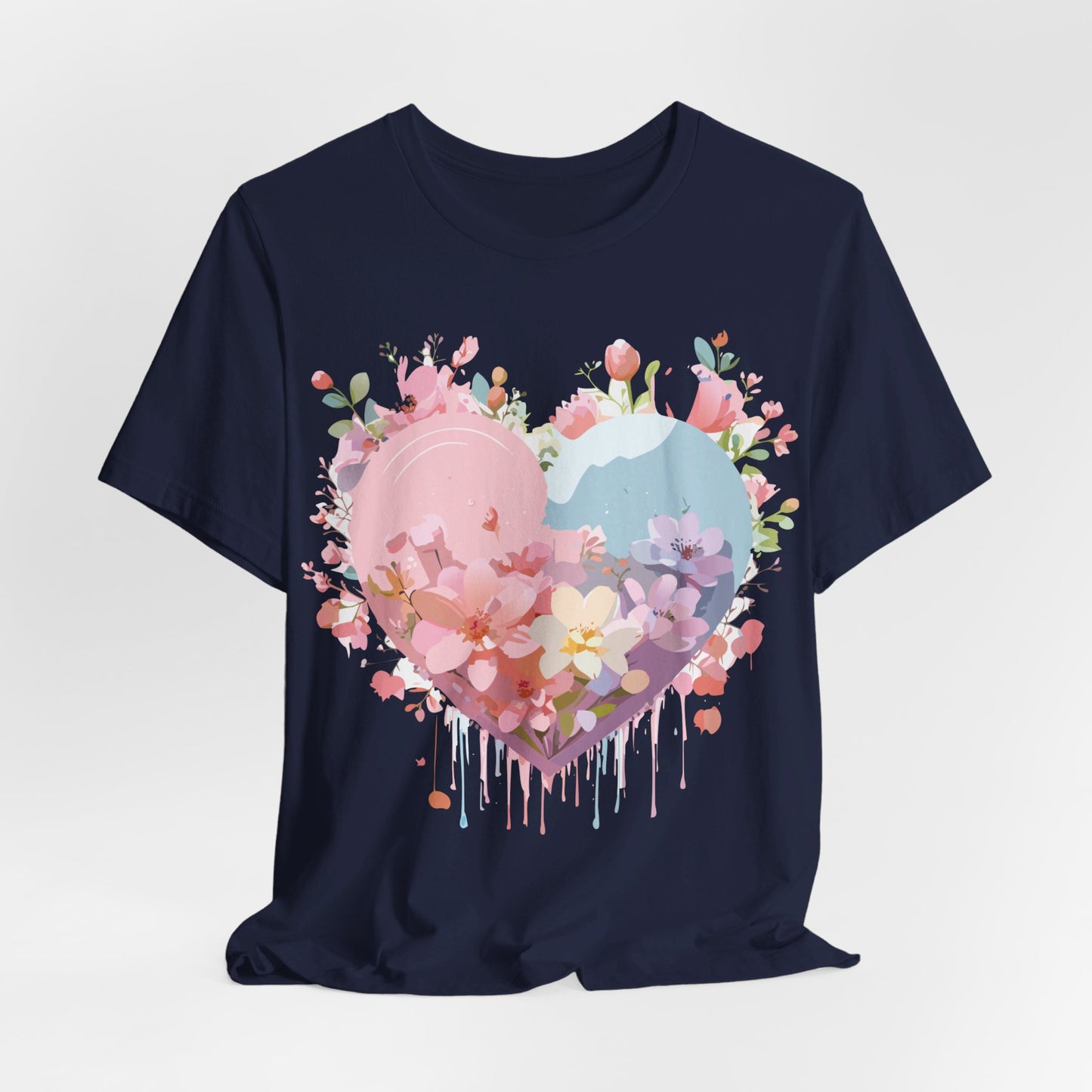 T-Shirt aus natürlicher Baumwolle – Love Story Collection