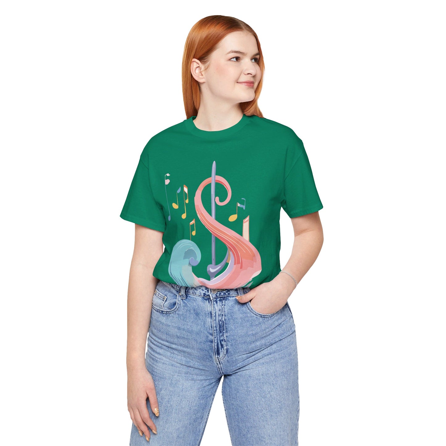 Natural Cotton Tee Shirt - Music Collection