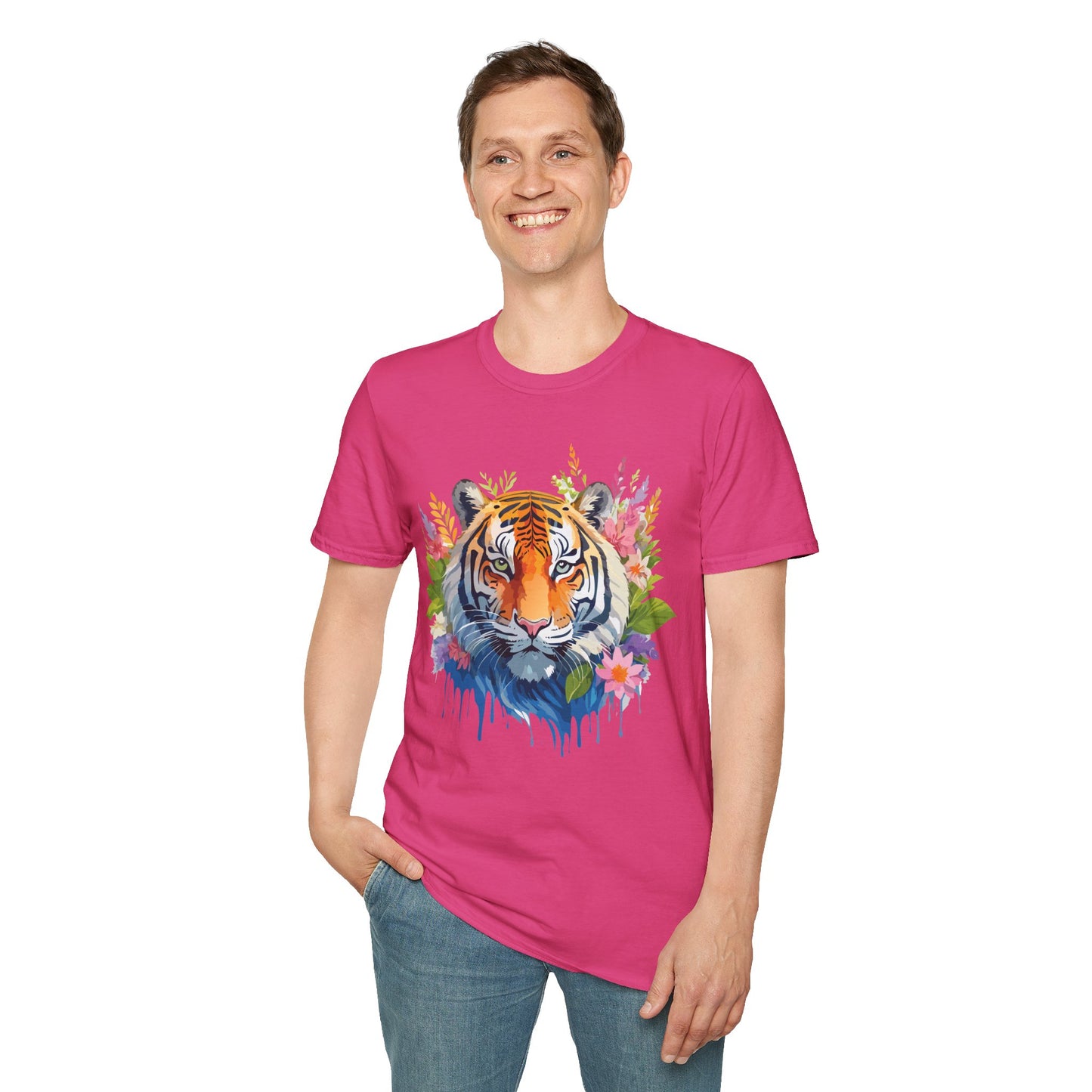 Tiger Shirt, Shirt with Tiger, Animal Tee, Shirt with Animals