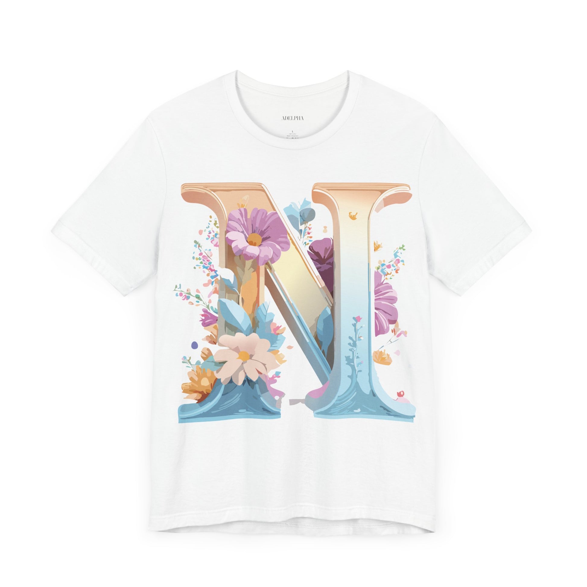 Letter Shirt, Letter N Shirt - ADELPHA