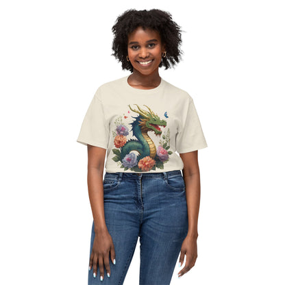 Dragon Art Print T Shirt Unisex HD Cotton Made In USA Full Color