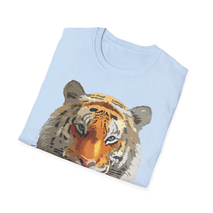 Unisex Tiger Shirt Animal Print Tee Gildan Softstyle Cotton Quality