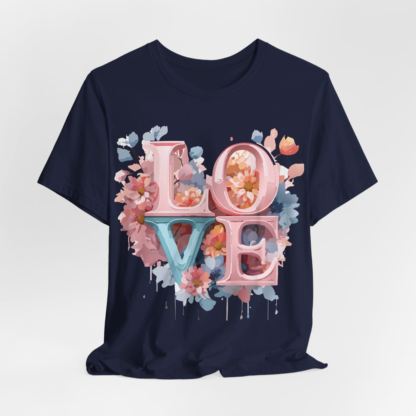 T-Shirt aus natürlicher Baumwolle – Love Story Collection