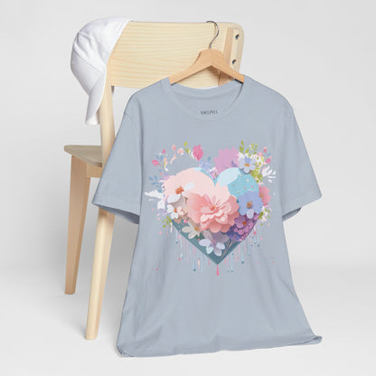 Natural Cotton Tee Shirt - Love story Collection Printify