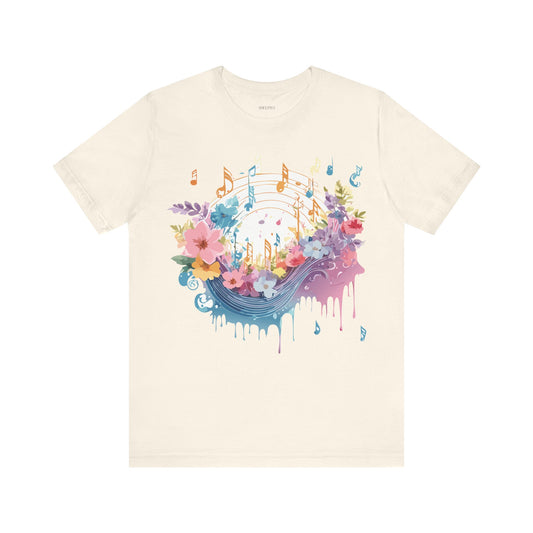 Natural Cotton Tee Shirt - Music collection