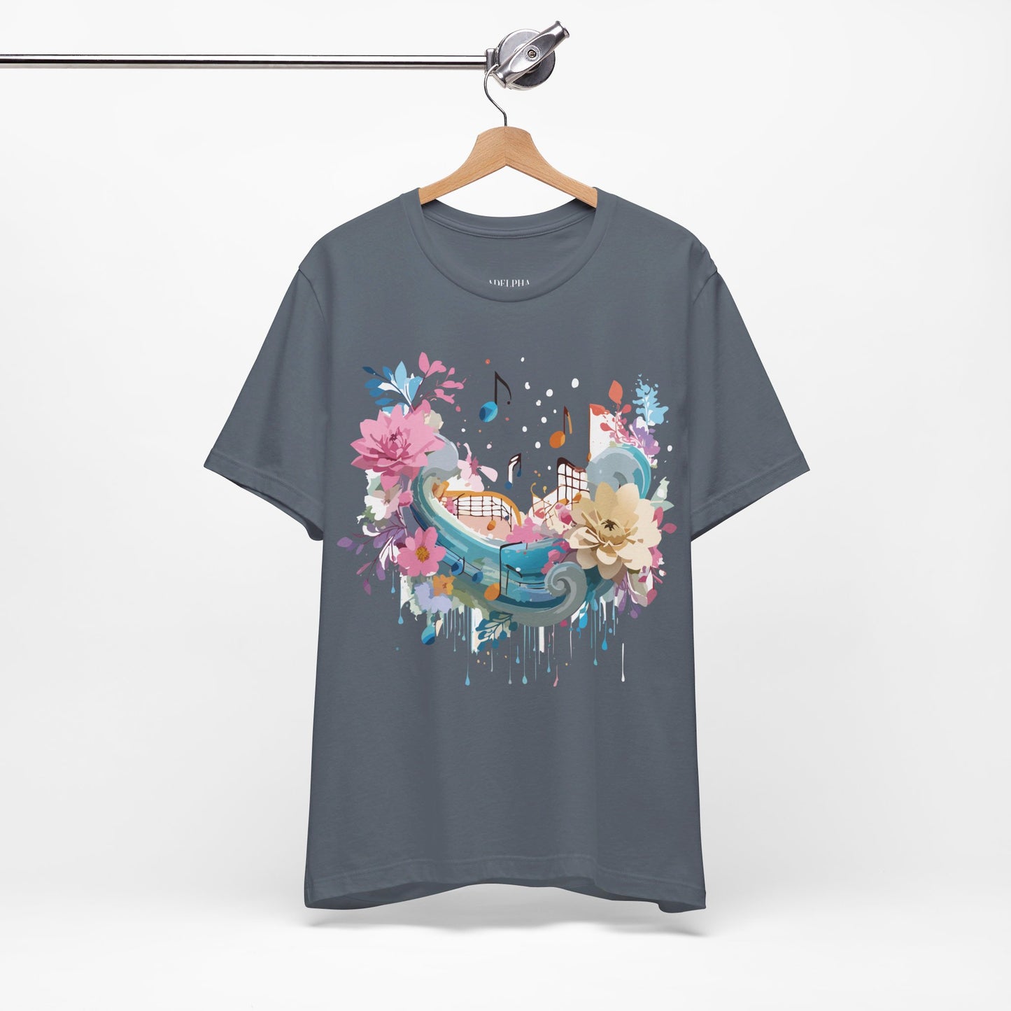 Natural Cotton Tee Shirt - Music Collection