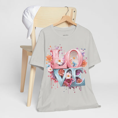 Natural Cotton Tee Shirt - Love story Collection Printify