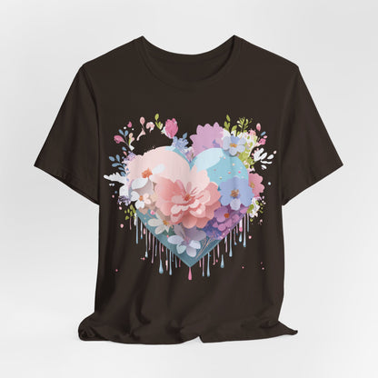 Natural Cotton Tee Shirt - Love Story Collection Printify