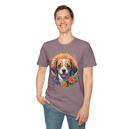 Dog Shirt Unisex Animal Tee Gildan 64000 Softstyle Ring Spun Cotton