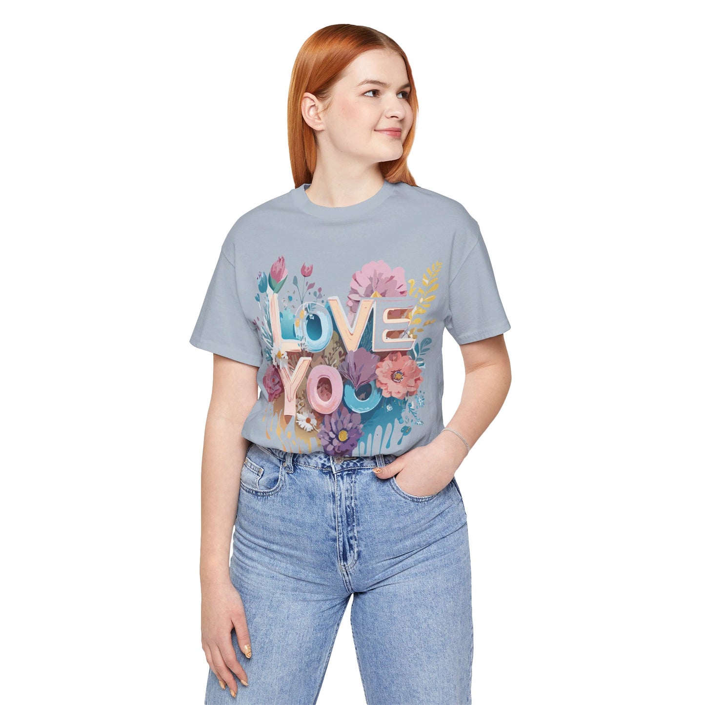 Natural Cotton Tee Shirt - Love story Collection