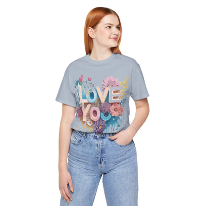 Natural Cotton Tee Shirt - Love story Collection Printify