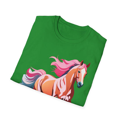 Horse Shirt Gildan Softstyle Tee Unisex 100 Percent Ring Spun Cotton