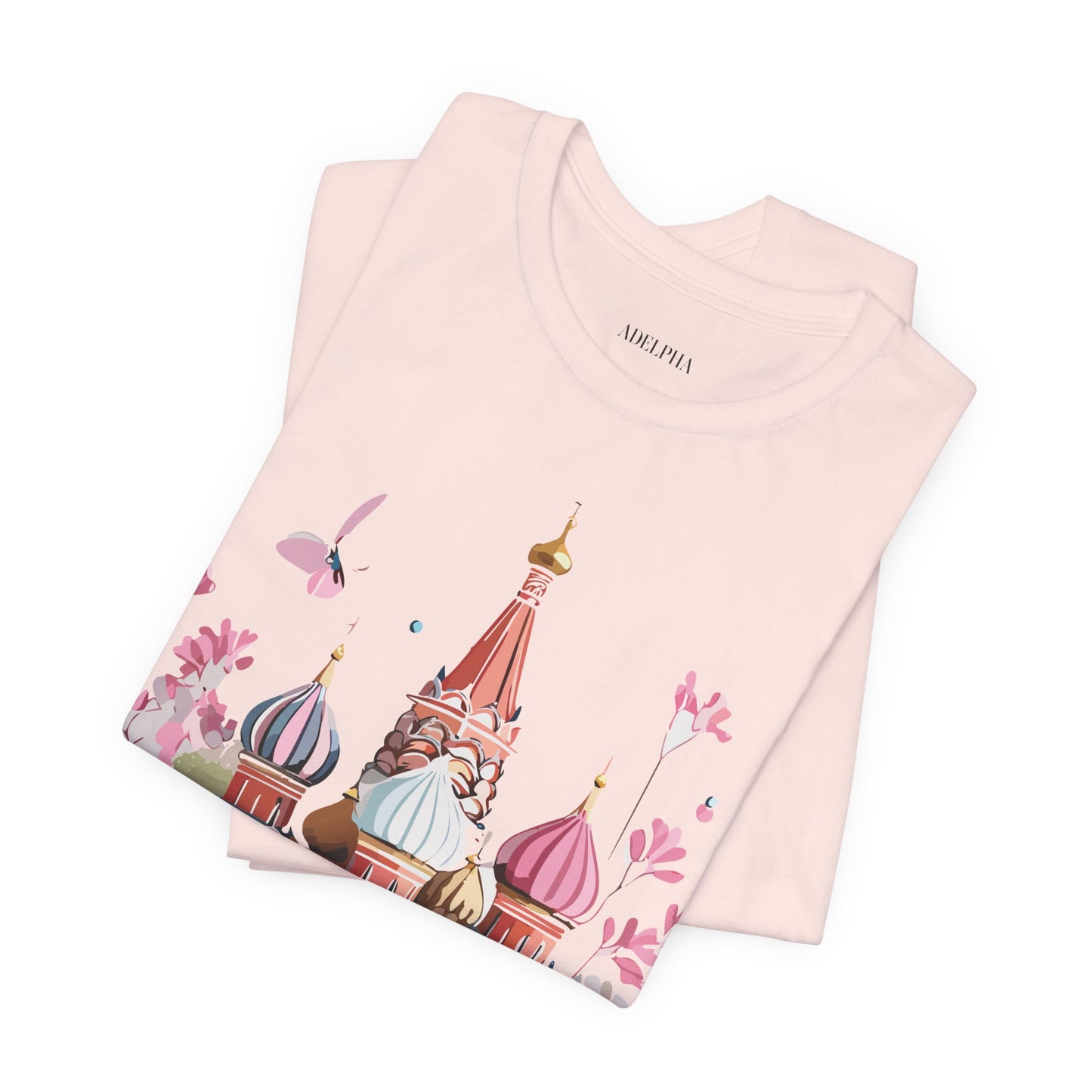 Natural Cotton Tee Shirt - Beautiful Places Collection - Moscow