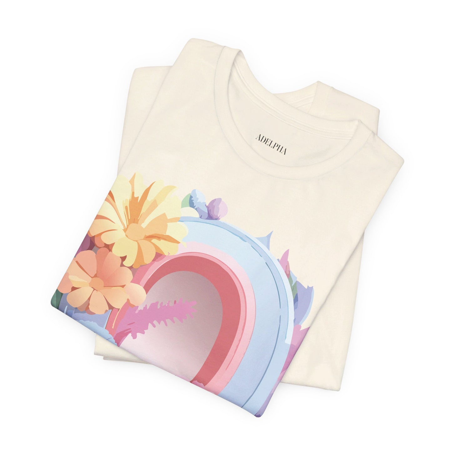 T-shirt en coton naturel - Collection Lettres - Q