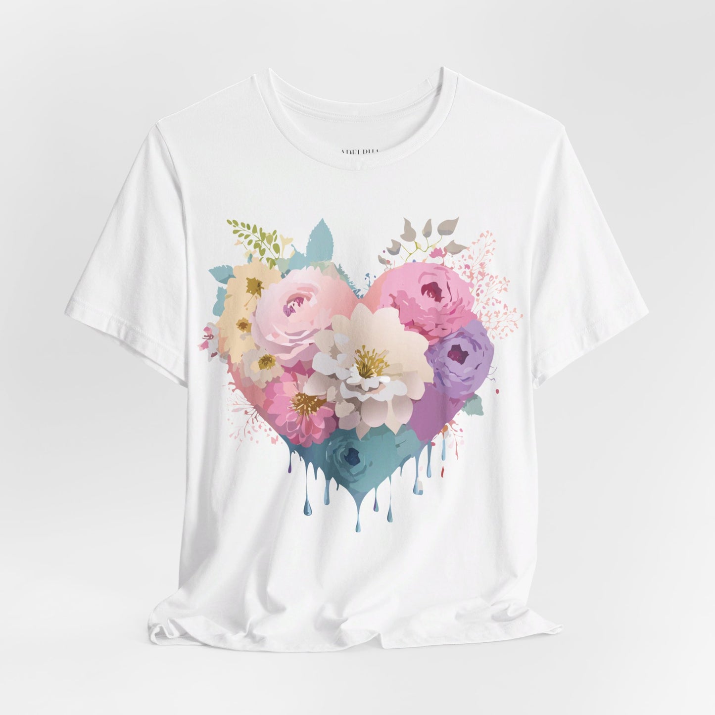 T-shirt en coton naturel - Collection Love story