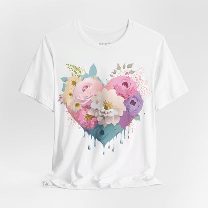 Natural Cotton Tee Shirt - Love story Collection Printify