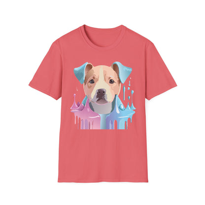 Dog Shirt Unisex Animal Tee Softstyle Gildan 64000 Cotton Tee