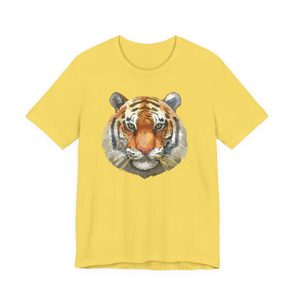 Wild Tiger Face Graphic T-Shirt Unisex Cotton Animal Design Wildlife Tee 1