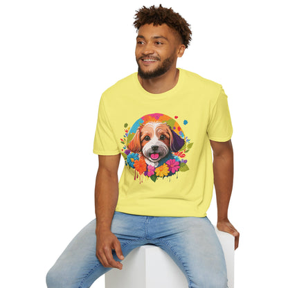 Unisex Dog Shirt Softstyle Cotton Tee Gildan 64000 Animal Tee