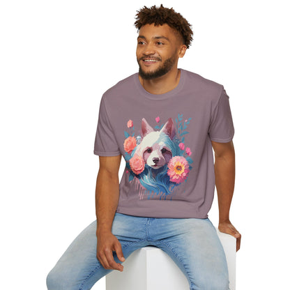 Dog Shirt Unisex Softstyle Cotton Tee Gildan 64000 With Animal Designs
