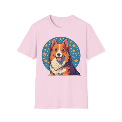 Unisex Dog Shirt Animal Print Tee Gildan Softstyle 64000 Tee