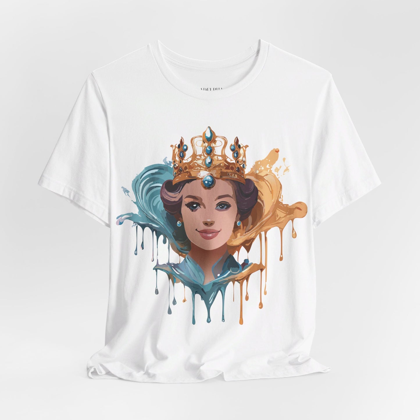 T-Shirt aus natürlicher Baumwolle – Queen Collection