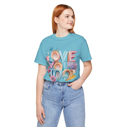 Natural Cotton Tee Shirt - Love story Collection Printify
