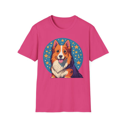 Unisex Dog Shirt Animal Print Tee Gildan Softstyle 64000 Tee