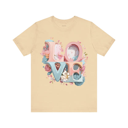 Natural Cotton Tee Shirt - Love story Collection Printify