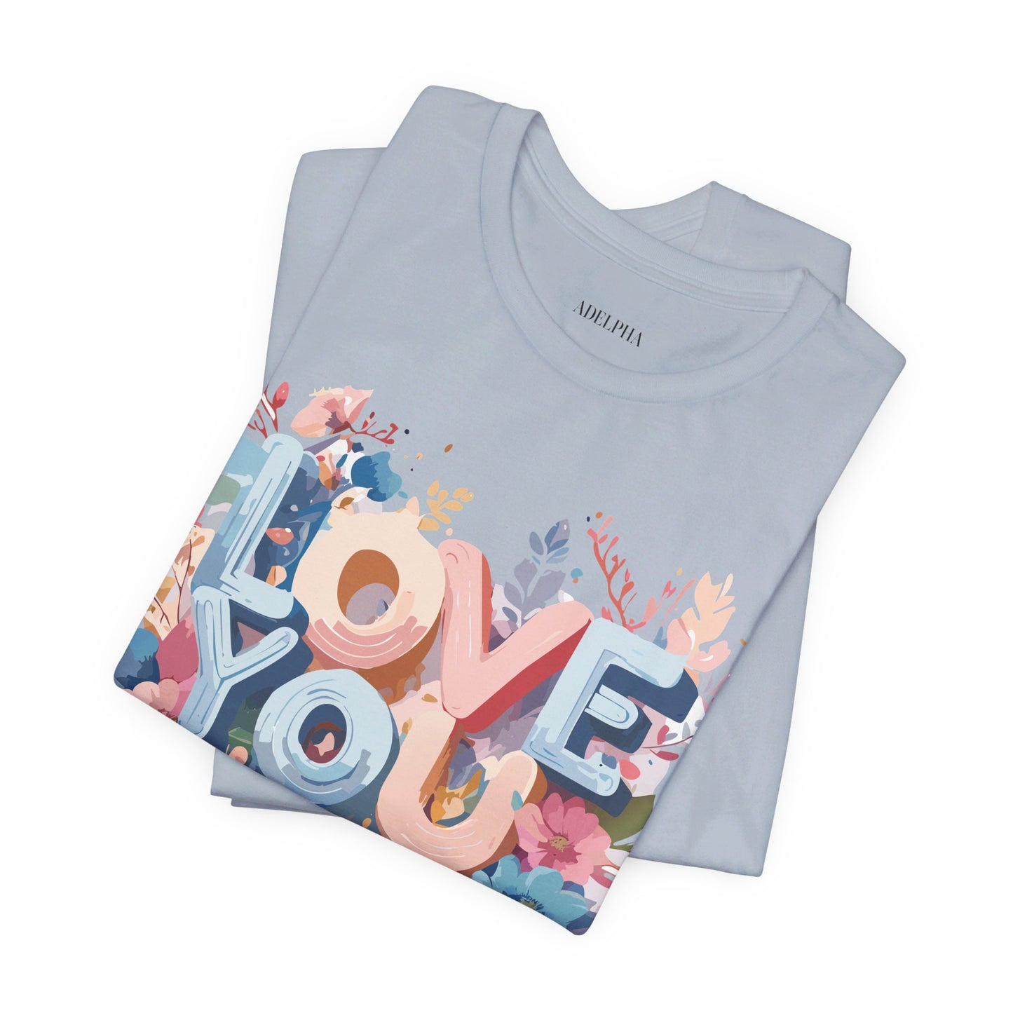 T-shirt en coton naturel - Collection Love story