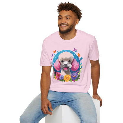Dog Shirt With Animals Unisex Softstyle Tee 100 Percent Cotton Gildan 64000