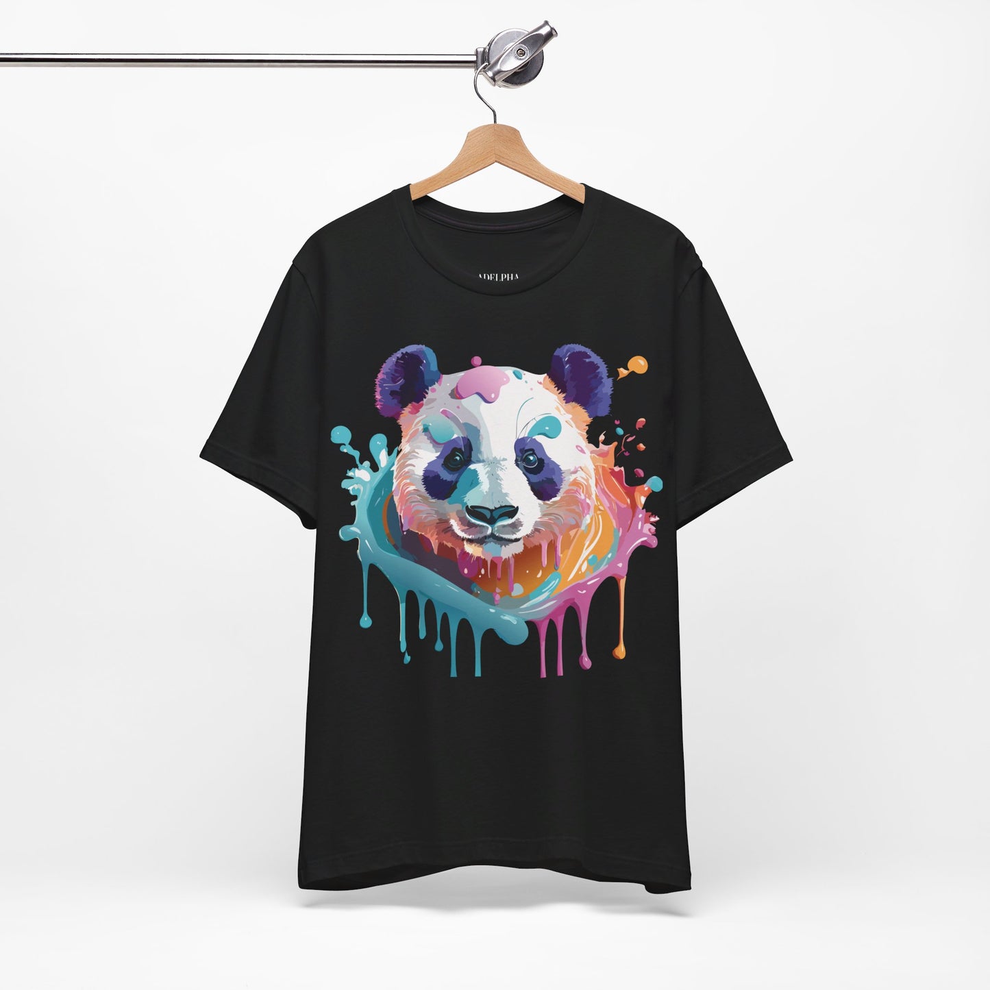 T-Shirt aus natürlicher Baumwolle mit Panda