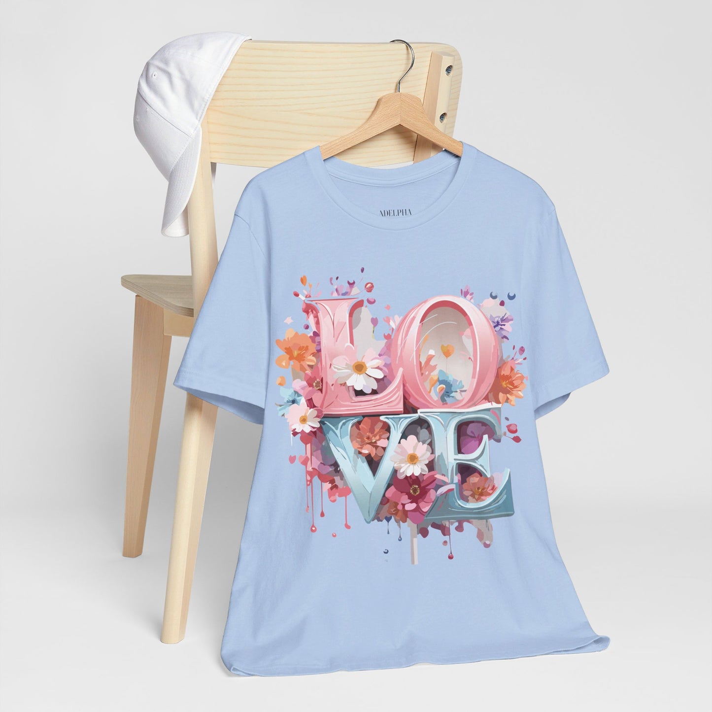 T-Shirt aus natürlicher Baumwolle – Love Story-Kollektion