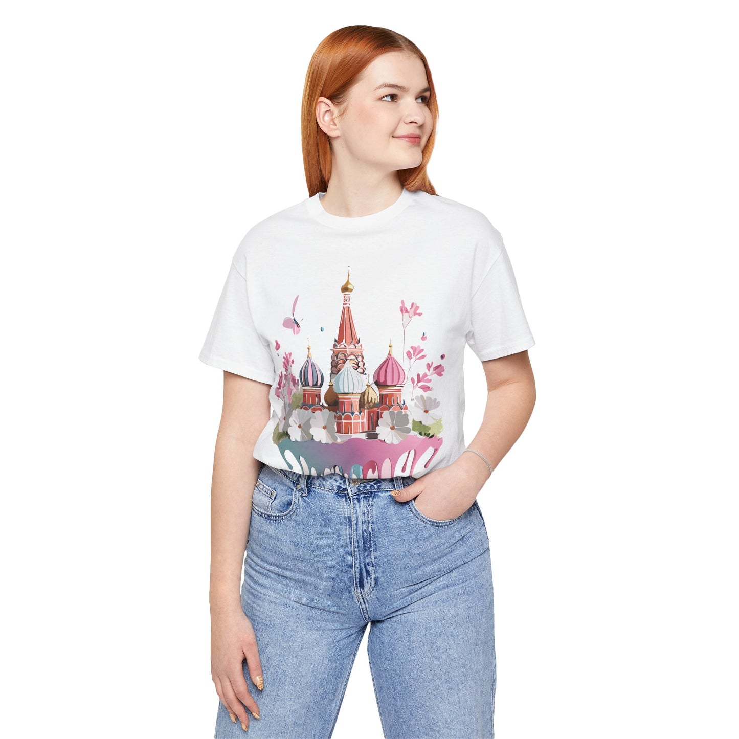 Natural Cotton Tee Shirt - Beautiful Places Collection - Moscow