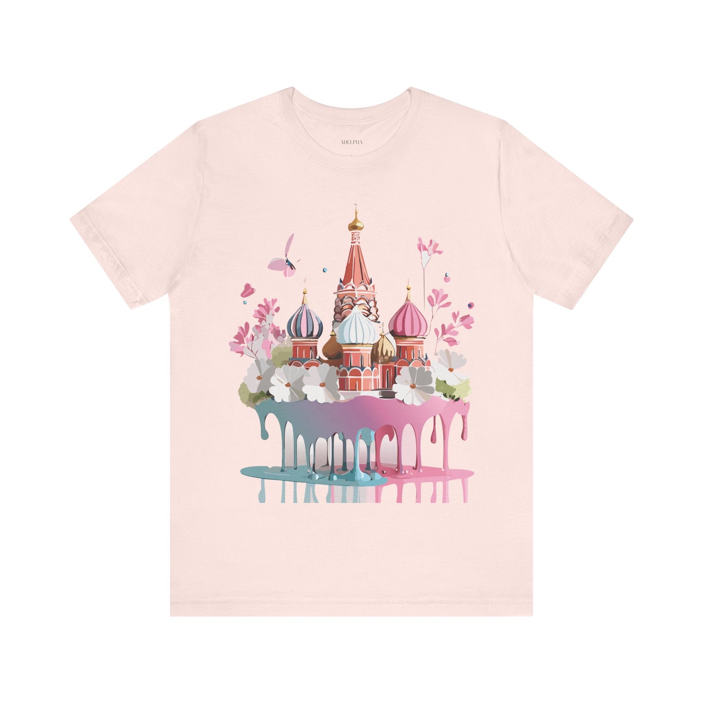 Natural Cotton Tee Shirt - Beautiful Places Collection - Moscow