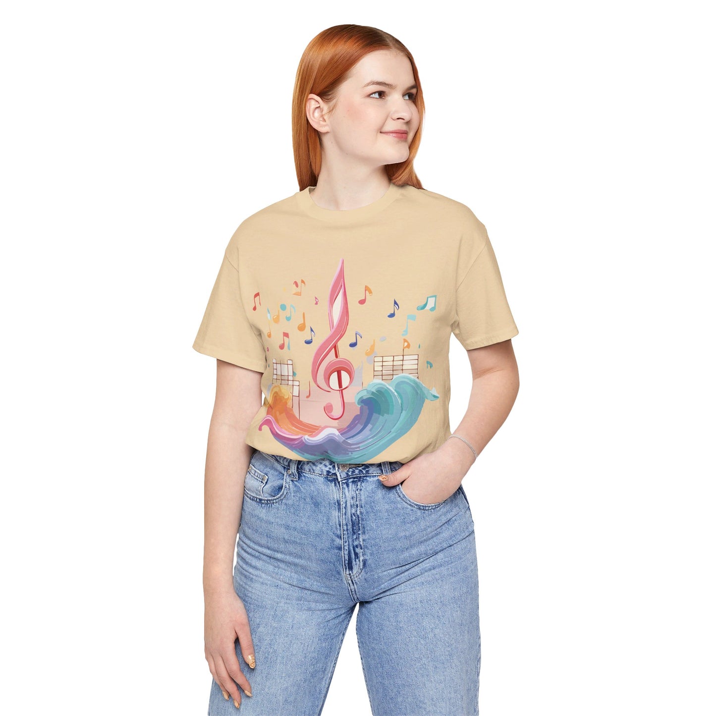 T-shirt en coton naturel - Collection Musique