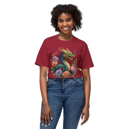Dragon Art Print T Shirt Unisex HD Cotton Made In USA Full Color
