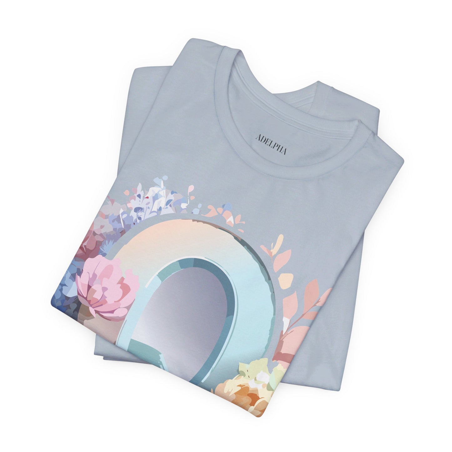 T-shirt en coton naturel - Collection Lettres - Q